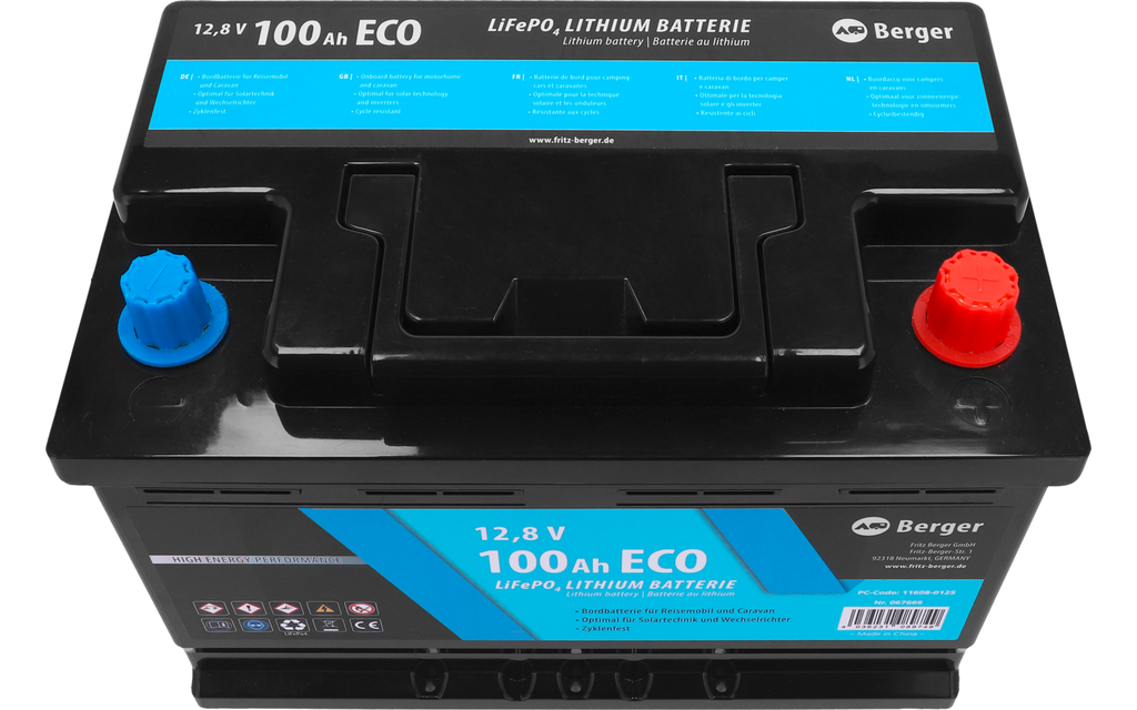 Berger LiFePO4 100 Ah Eco - размери 1
