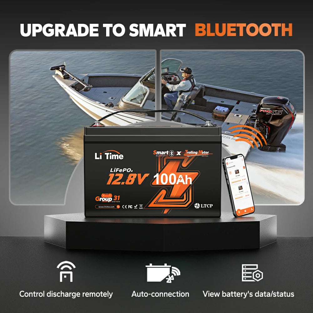 LiTime 12V 100Ah TM Bluetooth EN image 5