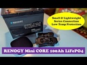 Renogy Core Mini - 12.8V 100Ач LiFePo4 батерия