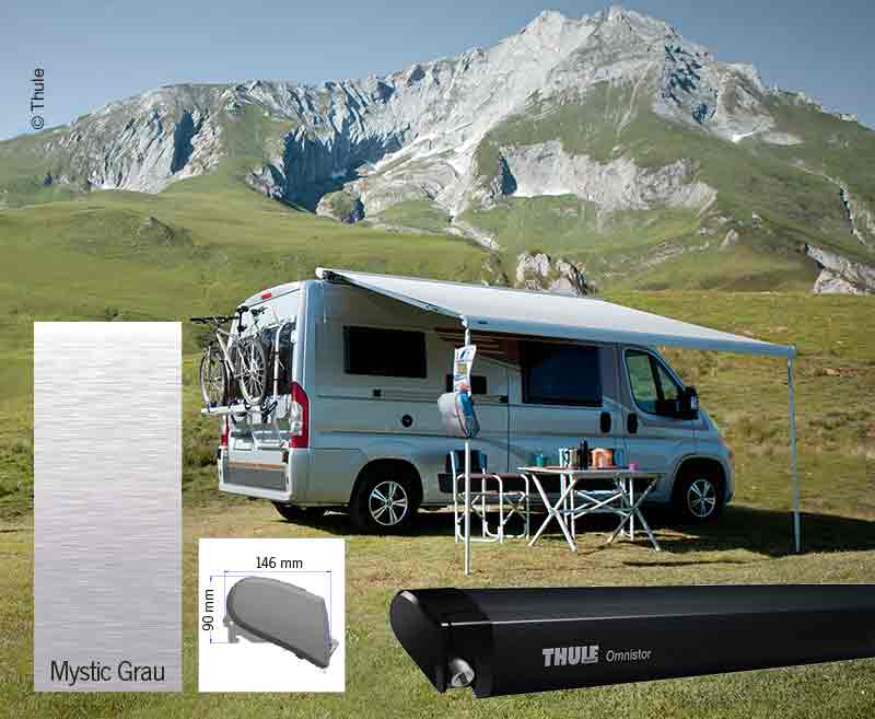 Thule Omnistor 6300 (комплект за Fiat Ducato от 2007), 3.75m, Anthracite