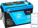 LiFePO4 акумулатор Berger 200 Ah 12 V с Bluetooth и подгрев