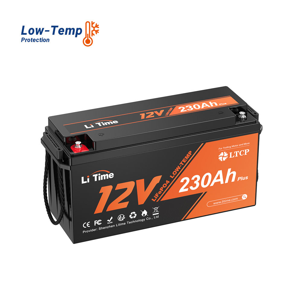 LiTime 12V 230Ah LiFePO4 акумулатор с подгряване