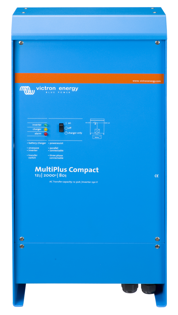 Инвертор/зарядно Victron MultiPlus C 12/2000/80-30