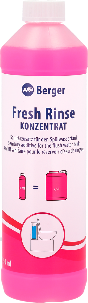 Добавка за промивна вода Berger Fresh Rinse концентрат, 750 ml
