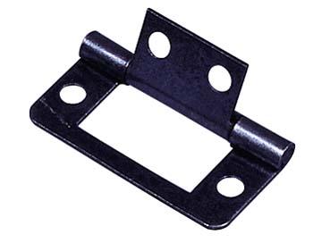 Права панта за капак 38 mm, черна