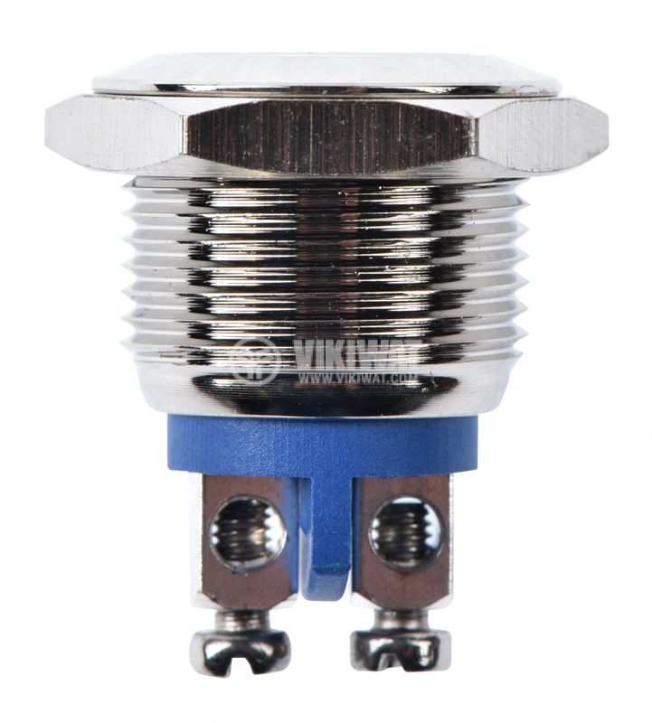 Метален моментен бутон ONPOW V16-10PH-N, Ø16 mm