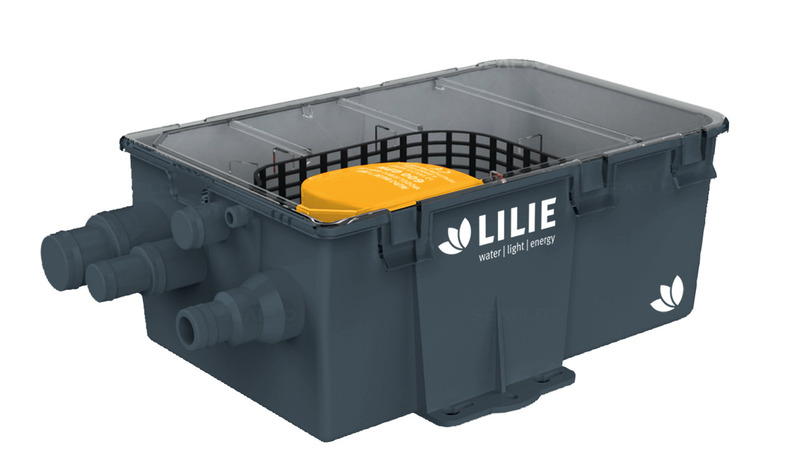 Lily lifting system for shower and waste water