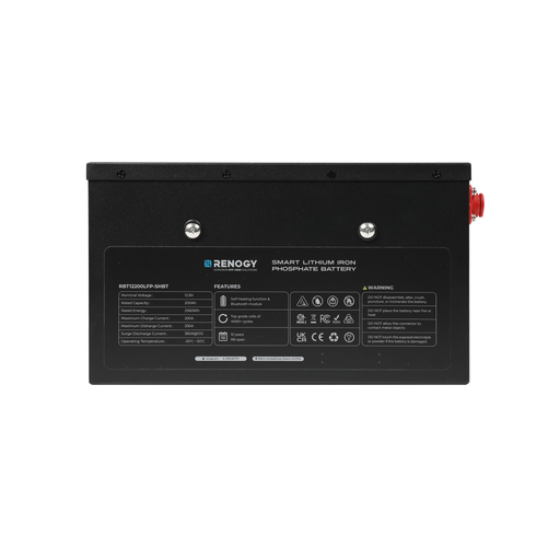 [RBT12200LFP-SHBT-G1-DE] PRO 12V 200Ah Under Seat Smart Lithium Iron Phosphate Battery