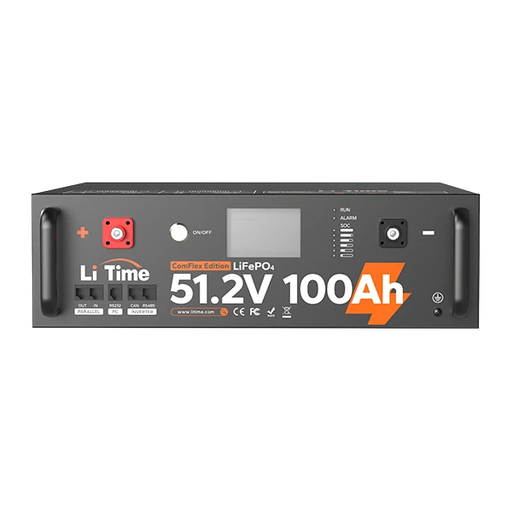 LiFePO4 акумулатор LiTime 51.2V 100Ah Smart ComFlex 3U Rack