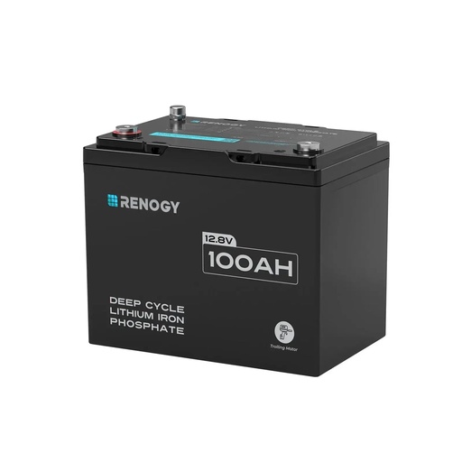 LiFePO4 акумулатор Renogy Core 12V 100Ah Trolling Motor с Bluetooth